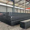 Black Steel Tube Square And Rectangular Hollow Section Steel Pipe Profile