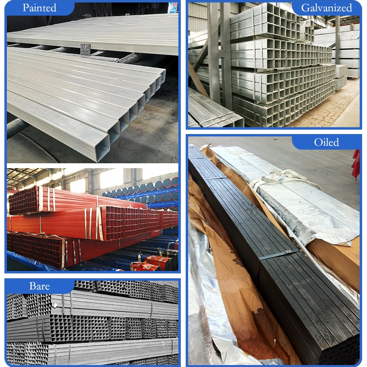 Galvanized Mild Steel Rectangular/Square Hollow Sections,Galvanized Square Pipe And Tube.