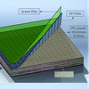 Green Plastic PP Film Faced Plywood